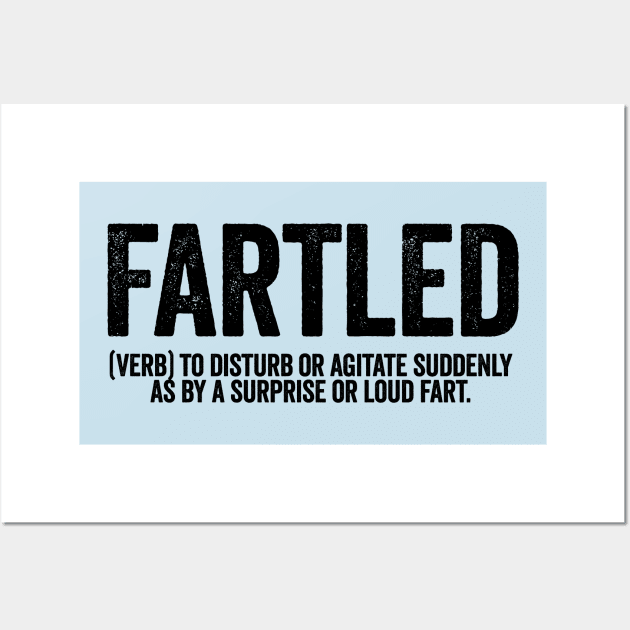 Fartled Black Wall Art by GuuuExperience